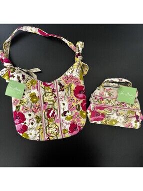NWT Vera Bradley Bags Retired Make Me Blush Olivia Audrey Bags Pink